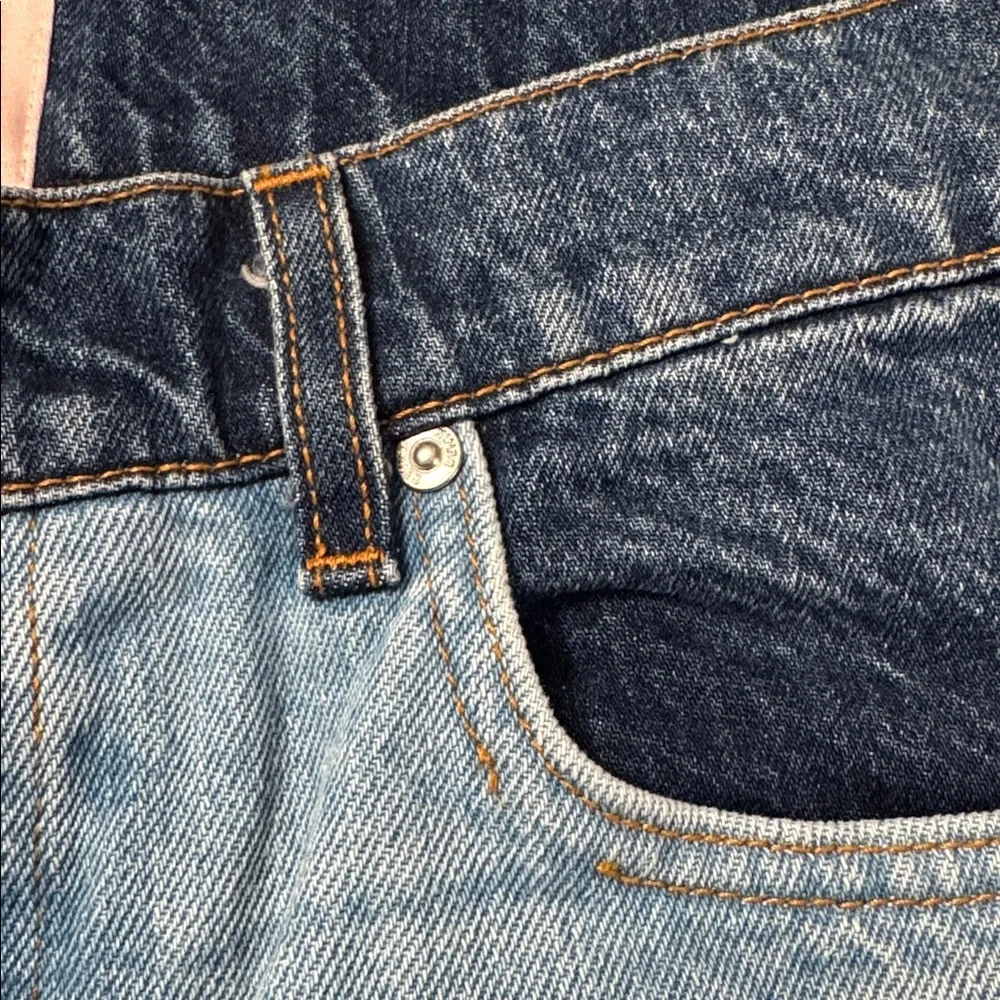 Revice Matchmaker high rise patchwork straight leg jeans Love at First Sight - Picture 12 of 12